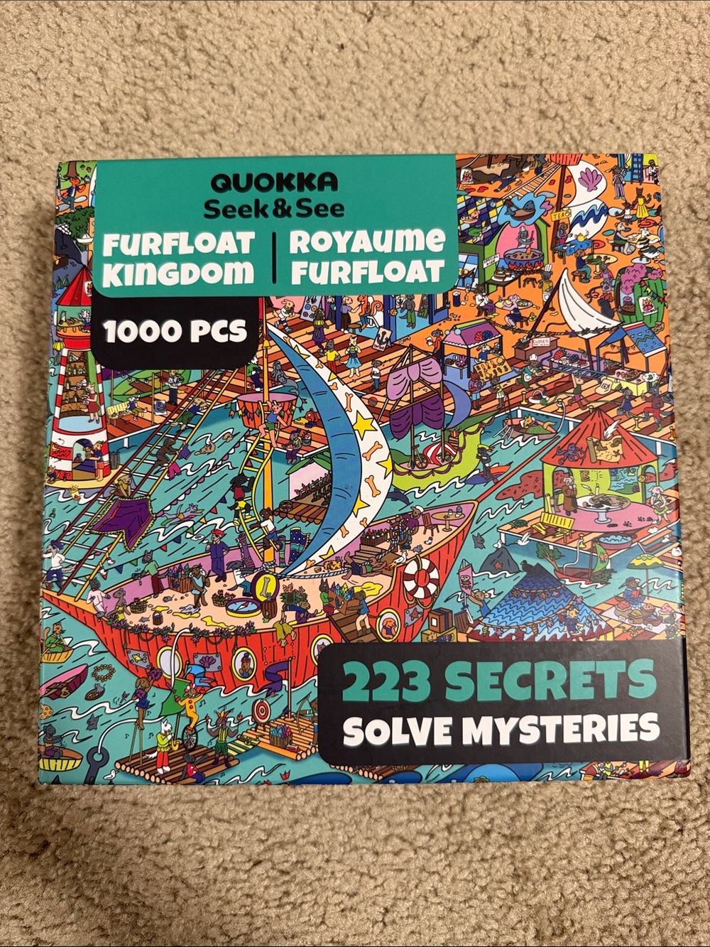 Quokka Mystery Puzzle 1000 Pieces Furfloat Kingdom